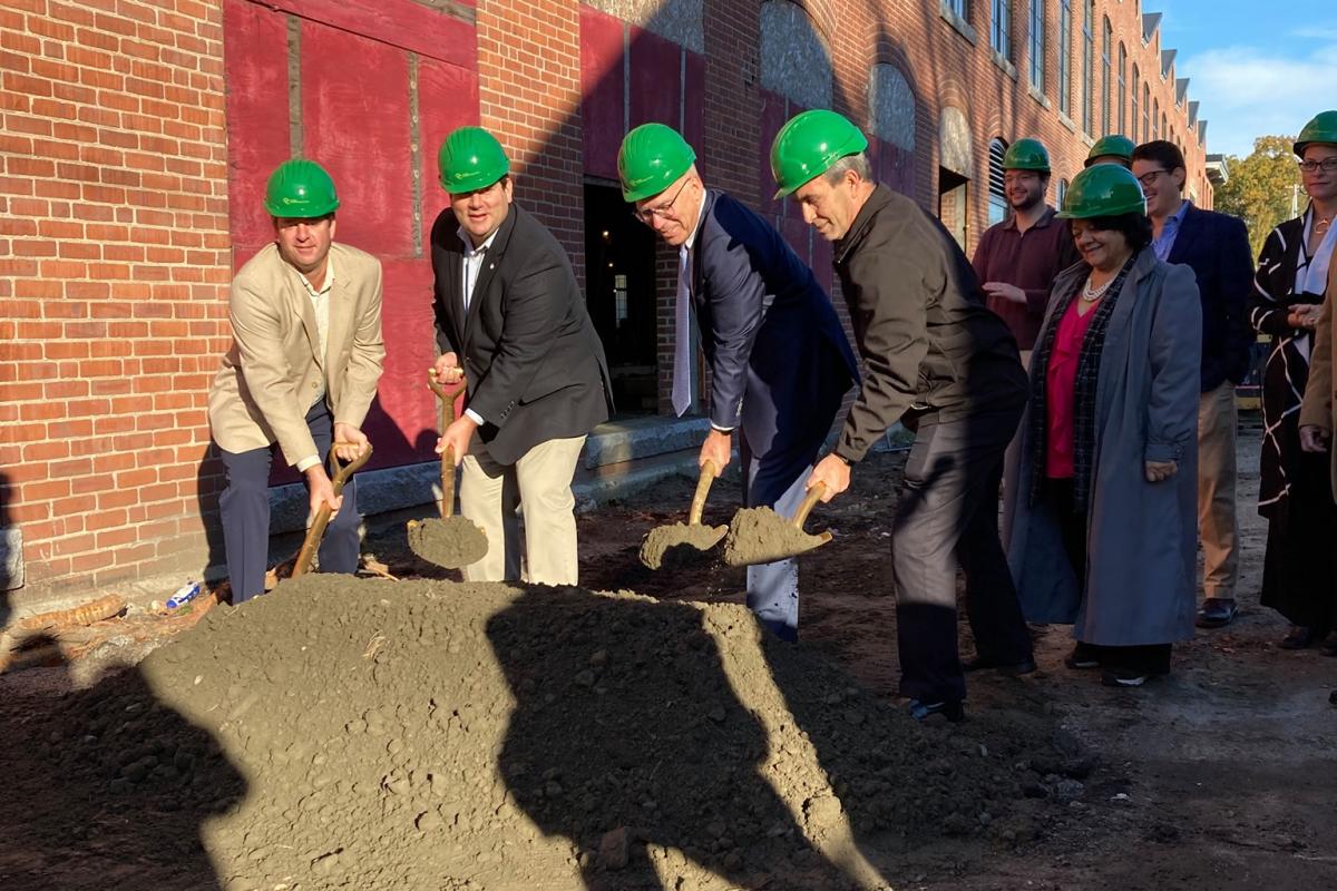 Groundbreaking - AAA and City Hall Annex, Sawtooth Building Apponaug